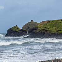 Buy canvas prints of Abereiddy Beach on a Blustery Day Pembrokeshire  by Nick Jenkins