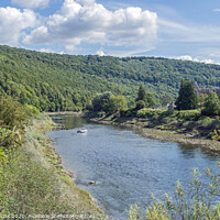 Buy canvas prints of The River Wye at Tintern Wye Valley South Wales by Nick Jenkins