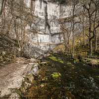 Buy canvas prints of Malham Cove  beck Close Up in the Yorkshire Dales by Nick Jenkins