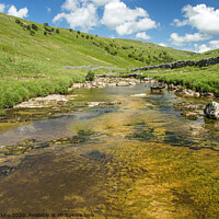 Buy canvas prints of River Wharfe at Langstrothdale Yorkshire Dales  by Nick Jenkins