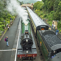 Buy canvas prints of Steam Engines stopped at Toddington Station Cotswo by Nick Jenkins