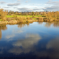 Buy canvas prints of The River Wye at Ross on Wye Herefordshire by Nick Jenkins