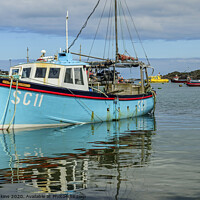 Buy canvas prints of Victory of Helford Fishing Boat Hugh Town  by Nick Jenkins