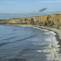 Buy canvas prints of Cliffs Nash Point Beach Glamorgan Heritage Coast by Nick Jenkins