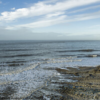 Buy canvas prints of Nash Point Beach Glamorgan Coast South Wales by Nick Jenkins
