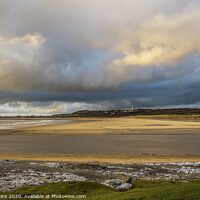 Buy canvas prints of River Ogmore Estuary Ogmore by Sea Glamorgan Coast by Nick Jenkins