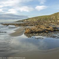 Buy canvas prints of Dunraven Bay on the Glamorgan Heritage Coast Wales by Nick Jenkins