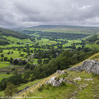Buy canvas prints of Upper Wharfedale Yorkshire Dales above Buckden  by Nick Jenkins