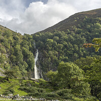 Buy canvas prints of Aber Falls near Abergwyngregyn Snowdonia Gwynedd by Nick Jenkins