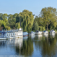 Buy canvas prints of RiverThames at Goring on Thames South Oxfordshire  by Nick Jenkins