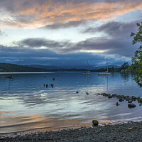 Buy canvas prints of Millerground Windermere Evening Lake District by Nick Jenkins