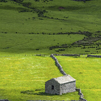 Buy canvas prints of Littondale Barn Yorkshire Dales National Park by Nick Jenkins