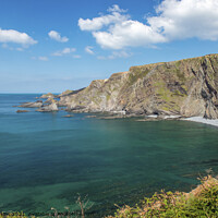Buy canvas prints of Hartland Quay Coast North Devon Coast by Nick Jenkins