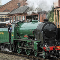 Buy canvas prints of Steam Engine 925 Kidderminster Railway Station by Nick Jenkins