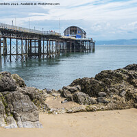 Buy canvas prints of Mumbles Pier Swansea Bay south Wales by Nick Jenkins