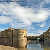 Buy canvas prints of Beadnall Harbour Entrance Northumberland Coast by Nick Jenkins