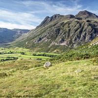 Buy canvas prints of Langdale Pikes and Mickleden Lake District Nationa by Nick Jenkins