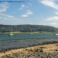 Buy canvas prints of Red Wharf Bay Traeth Coch on the Anglesey Coast by Nick Jenkins