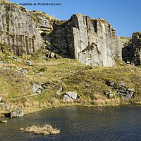 Buy canvas prints of Foggintor Abandoned Quarries Princetown Dartmoor by Nick Jenkins