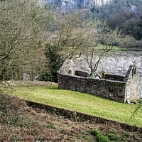 Buy canvas prints of Remains of Lancaut Church Gloucestershire by Nick Jenkins