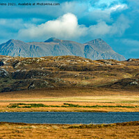 Buy canvas prints of Suilven from Coigach in North West Scotland by Nick Jenkins