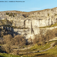 Buy canvas prints of Malham Cove Malhamdale Yorkshire Dales In Winter  by Nick Jenkins