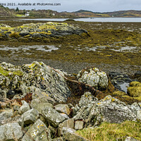 Buy canvas prints of Arisaig Beach Lochaber Inverness-shire Scotland  by Nick Jenkins