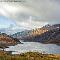 Buy canvas prints of Loch Leven looking north from Kinlochleven Lochabe by Nick Jenkins