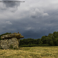 Buy canvas prints of St Lythans Burial Chamber Vale of Glamorgan south  by Nick Jenkins