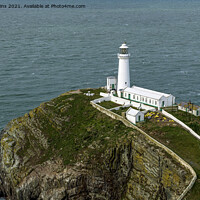 Buy canvas prints of South Stack Lighthouse Holyhead Anglesey by Nick Jenkins