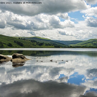 Buy canvas prints of Semerwater in Raydale near Hawes Yorkshire Dales by Nick Jenkins