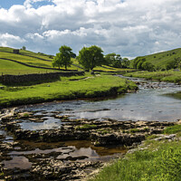 Buy canvas prints of Upper Wharfedale and the River Wharfe Yorkshire  by Nick Jenkins