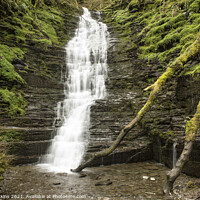 Buy canvas prints of Water Break Its Neck Falls in Radnorshire Wales by Nick Jenkins
