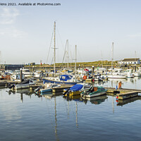 Buy canvas prints of Burry Port Harbour on a sunny March day by Nick Jenkins