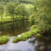 Buy canvas prints of The River Wharfe near Starbotton Upper Wharfedale  by Nick Jenkins