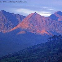 Buy canvas prints of Part of the Snowdon Horseshoe Snowdon on the Left by Nick Jenkins
