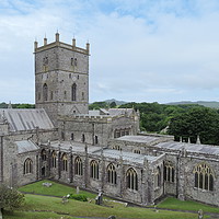 Buy canvas prints of           St. Davids Cathedral by Mark Dimbleby