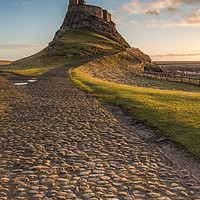 Buy canvas prints of Lindisfarne Castle on Holy Island by gary ward