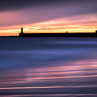 Buy canvas prints of Tynemouth Longsands Beach sunrise by gary ward