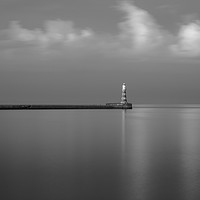 Buy canvas prints of Roker Pier and Lighthouse, Sunderland by gary ward