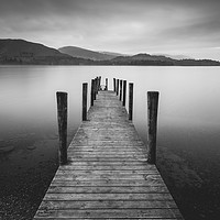 Buy canvas prints of Ashness Jetty, derwent water by gary ward