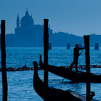 Buy canvas prints of Venice in blue by kevin marston
