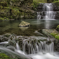Buy canvas prints of The Flow at Pontneddfechan by Eric Pearce AWPF