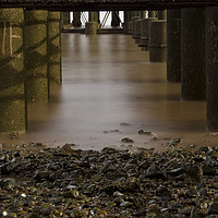 Buy canvas prints of Under the Pier by Eric Pearce AWPF