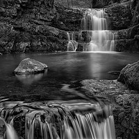 Buy canvas prints of Over the Edge, Mono by Eric Pearce AWPF