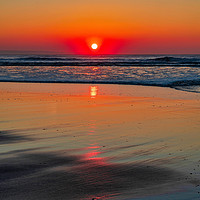 Buy canvas prints of Croyde November Sunset by Eric Pearce AWPF