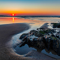 Buy canvas prints of Croyde Winter Reflections by Eric Pearce AWPF