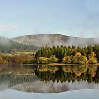Buy canvas prints of Autumn reflections  by Paul Fine