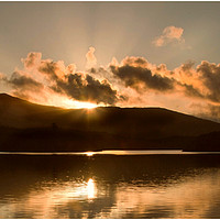 Buy canvas prints of Snowdonia sunrise  by Paul Fine