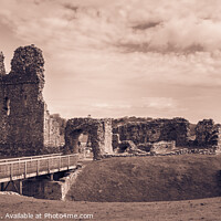 Buy canvas prints of Ogmore Castle Ruins by Heidi Stewart
